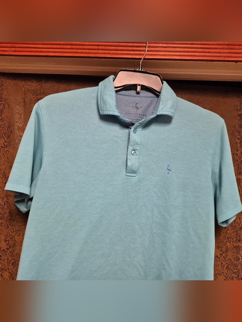 Tailorbyrd Light Teal Short Sleeve Polo